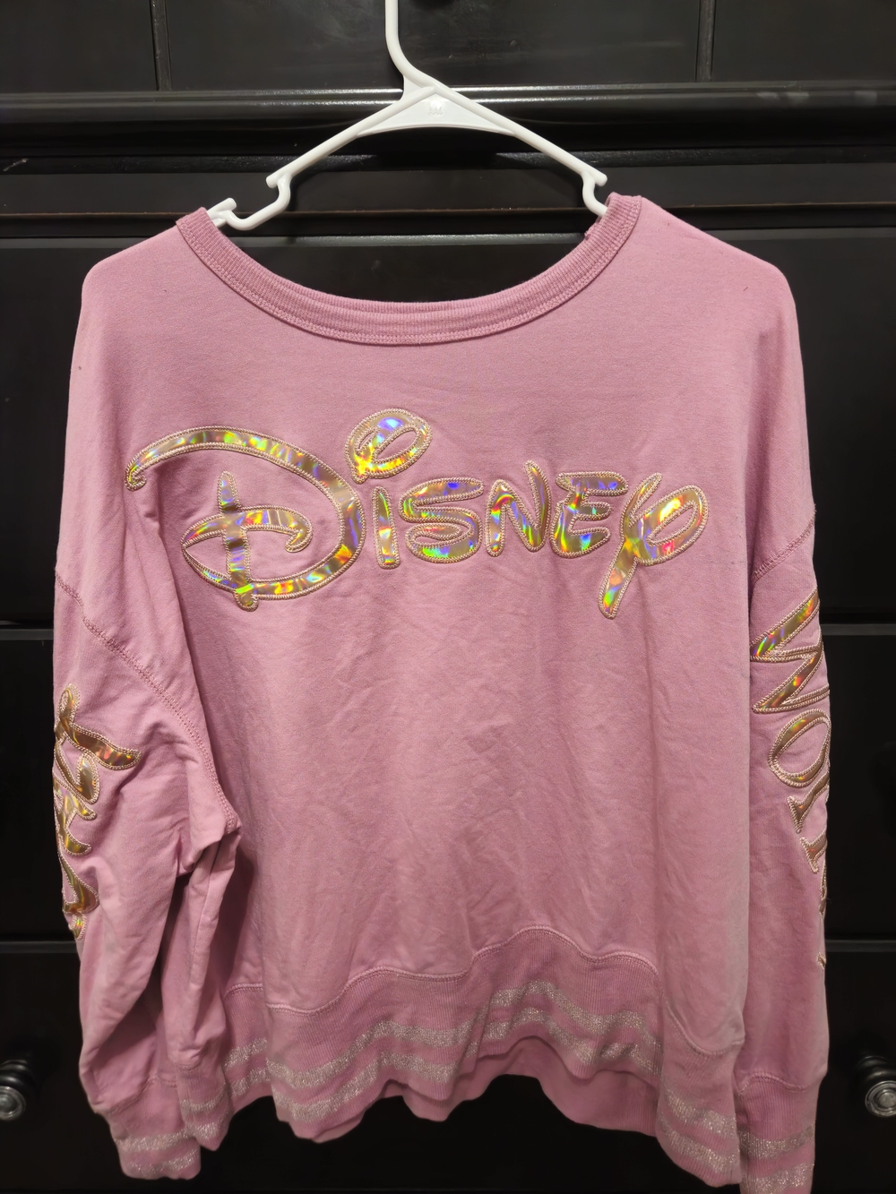 Disney World 50th Anniversary Pink Logo Sweatshirt